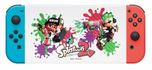 Nintendo Switch専用スタンド付きカバー スプラトゥーン2ガール&ボーイ(中古品)