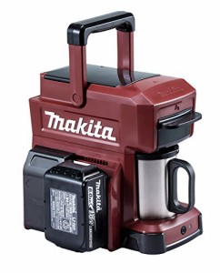 マキタ 充電式コーヒーメーカー バッテリ充電器別売 オーセンティックレッ (中古品)