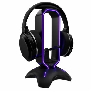 Tilted Nation RGB ヘッドセットスタンド ゲーミングヘッドホンスタンド デ(中古品)