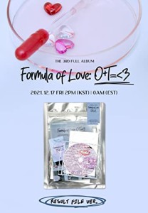 Twice 3rd アルバム - Formula of Love: O+T=（3 (Result File Version)(中古品)