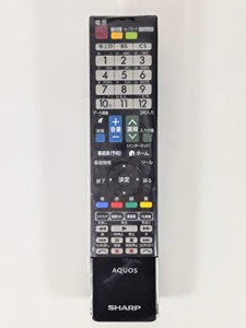 シャープ SHARP 0106380595 液晶テレビリモコン(中古品)