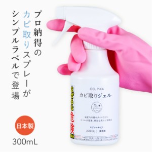 カビ取り剤 カビ カビ取りジェル カビ取り お風呂のカビ取り タイル 風呂掃除 風呂そうじ 風呂 GEL PiKA カビ取りジェル スプレータイプ 