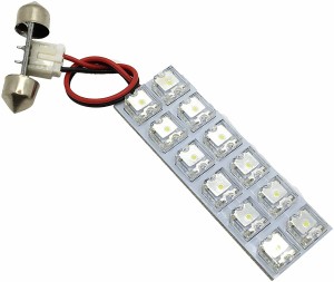 L297 デミオ LED ルームランプ 車種専用 1pcs 白  室内灯 DE3 DE5 demio ホワイト FLUX マツダ