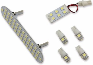 L355 アクア 前期 LED ルームランプ 車種専用 6pcs 白  室内灯 NHP10 aqua ホワイト 高輝度 SMD トヨタ