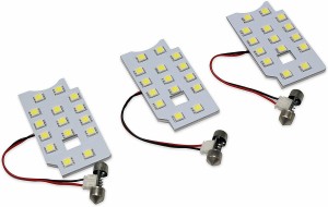 L801 ハイエース 200系 LED ルームランプ DX専用 1型 2型 3型 4型 白 高輝度 SMD 3pcs レジアス 室内灯 純正交換 ホワイト