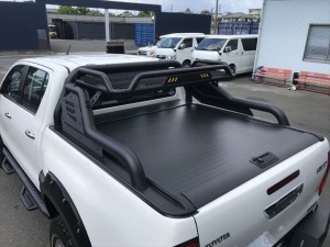 WIN84102 ハイラックス トレイルロールバー ラック シャッター式トノカバー ３点セット GUN125 荷台 HILUX 前期/後期