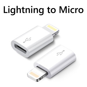 Lightning to Micro 変換アダプター Lightning変換アダプター iphone変換アダプター データ転送