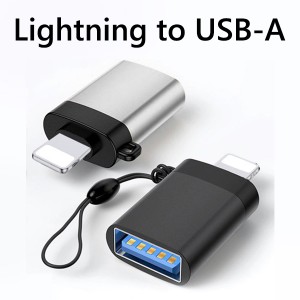 Lightning to USB iPhone ipad 変換アダプター OTG データ転送 変換ケーブル USBアダプター