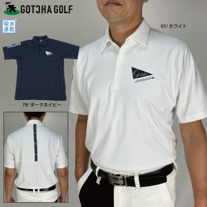 セール ゴルフウェア ゴルフシャツ 半袖シャツ ポロシャツ ガッチャゴルフメンズ 232GG1209B 吸水速乾 スムースフィット