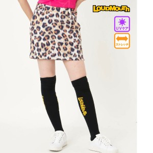 セール SALE ラウドマウス レディース ツイルプリントスカート Fuzzy Leopard ファジーレオパード 772351-334 大きいサイズ有 ストレッチ