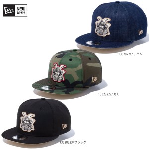 セールニューエラ キャップ 9FIFTY DRAGON76 OUROBOROS DR76 ウーブンパッチ 13328221-22-23 ウッドランドカモ デニム ブラック13328222 