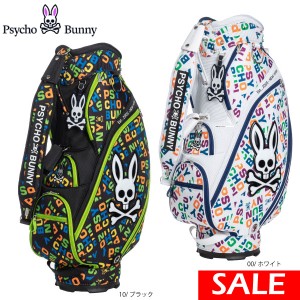 セール キャディバッグ サイコバニー キャディバッグ MULTIPLE TYPE PBMG2FC2 Psycho Bunny 9型 46インチ 5分割 4kg カートキャディバッ