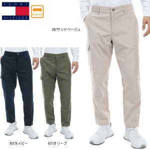 セール 【裾上げ対象商品】ゴルフウェア ゴルフパンツ テーパードパンツ THMA372 トミーヒルフィガー メンズ 23秋冬 ストレッチ 大きいサ