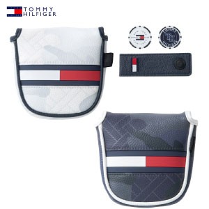 トミーヒルフィガー ゴルフ パターカバー マレット用マグネットホルダー カモ柄 THMG2SH2 ゴルフアクセサリー TOMMY HILFIGER カモフラー