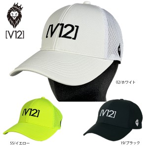 ゴルフキャップ ゴルフアクセサリー 帽子 V122410-CP01 V12 24春夏 ヴィトゥエルヴ V12 サイズ調整可能 メンズ レディース