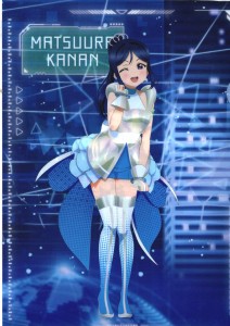 (松浦果南)クリアファイル ラブライブサンシャイン 初音ミク コラボ A4 クリアファイル コレクション