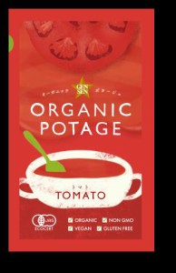 3009493-os　ORGANIC POTAGE(オーガニックポタージュ)トマト16g【コスモス食品】【1〜8個はメール便300円】