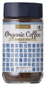 3004253-os 24 ORGANICDAYSオーガニックインスタントコーヒーカフェインレス 100g【おもちゃ箱】