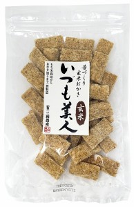 3006376-osko 昔づくり玄米おかき（いづも美人） 100g【1〜2個はメ ール便】【三和農産】