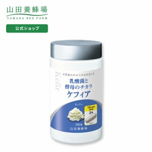 山田養蜂場 送料無料 乳酸菌と酵母のチカラ　ケフィア 得用ボトル入 約3ヵ月分・192球入  ギフト プレゼント 健康食品 人気 健康 サプリ