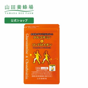 山田養蜂場 送料無料 グルコサミン＆コンドロイチン 180粒 袋入 ギフト プレゼント サプリメント 栄養機能食品 健康食品 健康 人気 父の