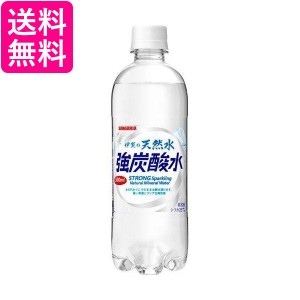 2ケースセット サンガリア 伊賀の天然水 強炭酸水 500ml×24本 炭酸水 送料無料