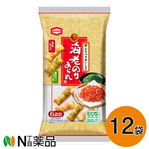 【送料無料】亀田製菓 海老のりあられ  73g×12袋