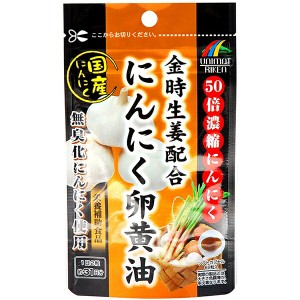 ユニマットリケン 金時生姜配合 にんにく卵黄油 330mg×62粒入＜無臭化国産にんにく＞