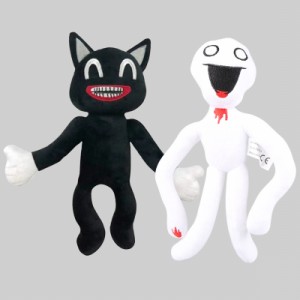 カートゥーンキャット ぬいぐるみ 漫画猫人形 30cm サイレンヘッド Siren Head SCPの物語 かわいいぬいぐるみ おもちゃ 枕家の装飾クッシ