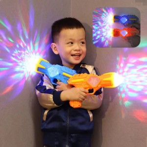 おもちゃ 銃 光る おもちゃガン ゲーム ガンおもちゃ 子供 LED ミラーボール ピストル 鉄砲 ガン 面白い コスプレ 照明 ライト ギフト