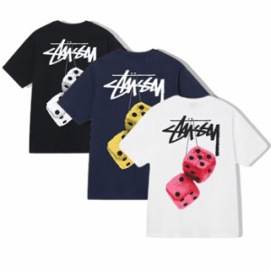 ステューシー 半袖Tシャツ グラフィックプリント STUSSY Tシャツ メンズ レディース 半袖 カットソー トップス 男女兼用 並行輸入品