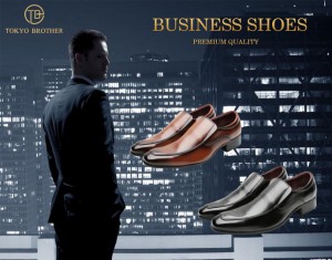 [TOKYO BROTHER] 東京ブラザー メンズ ビジネスシューズ  紳士靴 防滑　革靴 レザー7782