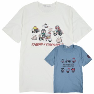 シン仮面ライダーxサンリオコラボ 半袖 Tシャツ トップス サンリオ sanrio 仮面ライダー