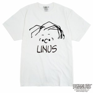 スヌーピー SNOOPY PEANUTS ライナス linus 半袖 Tシャツ メンズ レディース キャラクター S M L LL 綿 フェイスプリント