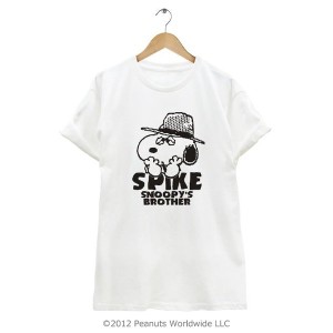 スヌーピー SNOOPY BROTHER スパイク 半袖Ｔシャツ メンズ レディース S M L XL ホワイト グレー ピンク サックス ベージュ