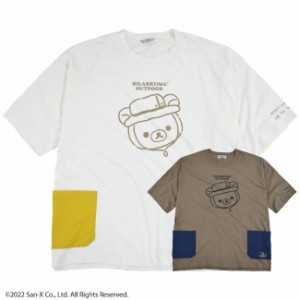 リラックマ Tシャツ アウトドア サンエックス プリント メンズ M L LL