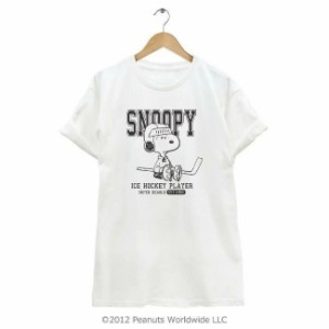 スヌーピー アイスホッケー 半袖 Ｔシャツ メンズ レディース 男女兼用 親子 チーム お揃い