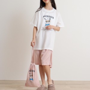 ポチャッコ Tシャツ ハーフパンツ 上下 セット プリント サンリオ キャラクターズ