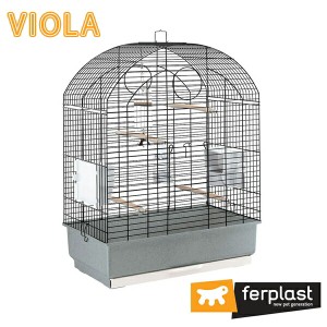 イタリアferplast社製 鳥かご ビオラ VIOLA 鳥籠 ゲージ フルセット オカメインコ、セキセイインコ　おしゃれ