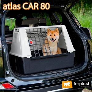 イタリアferplast社製 アトラスカー 80 atlas 80 車載用 クレート 犬 ゲージ ドライブ