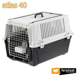 イタリアferplast社製 アトラス 40 atlas 40 中型犬用 キャリー ペットキャリー 犬 ゲージ 飛行機IATA航空輸送基準をクリア