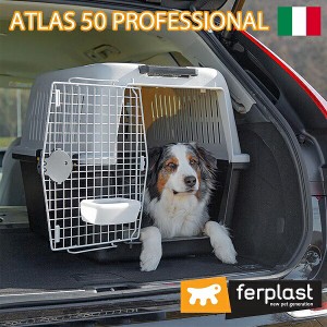 イタリアferplast社製 アトラス 50 プロフェッショナル atlas 50 大型犬用 キャリー ペットキャリー 犬 ゲージ 飛行機IATA航空輸送基準を