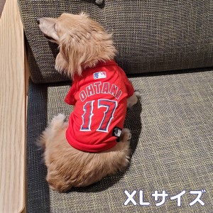 【在庫限り】大谷翔平選手モデル　Ｔシャツ　XＬサイズ　LOS ANGELES ANGELS　ロサンゼルス　エンゼルス　ユニフォーム　野球　犬　大型