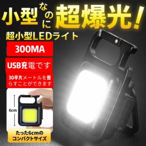 懐中電灯 ランタン LEDライト LED投光器 屋外 防水 充電式 COB USB 作業 小型 ミニ アウトドア 可動スタンド キャンプ 照明 軽量 ワーク 