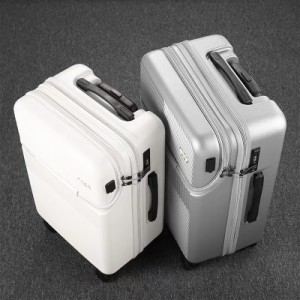 スーツケース キャリーケース 機内持ち込み 多機能スーツケース フロントオープン 前開き USBポート付き 充電口 ビジネス 出張  超軽量 