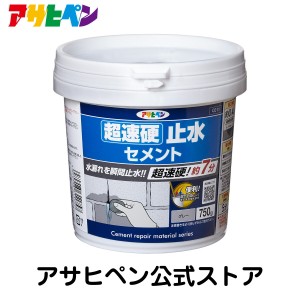 補修材 超速硬止水セメント　750g　アサヒペン 