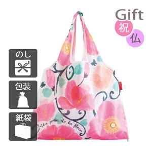 お中元 2024 エコ 折りたたみバッグ デザイナーズジャパン 2way Shopping Bag アネモネ