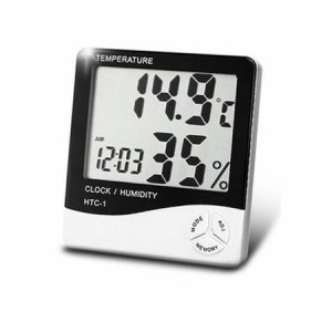 温湿度計 デジタル 大画面 壁掛け 温度計 湿度計 時計 目覚まし アラーム カレンダー 5機能搭載 卓上 マルチ スタンド おしゃれ 熱中症対