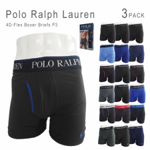 ポロ ラルフローレン ボクサーパンツ 3枚セット メンズ 男性下着 Polo Ralph Lauren P3 4D-Flex Boxer Briefs [M便 1/1]