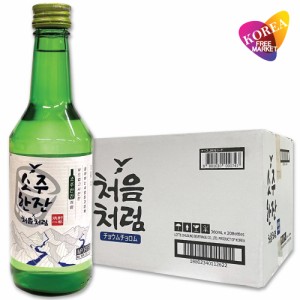 チョウムチョロム 20本 1箱 360ml 箱売り 韓国焼酎 焼酎一杯ロゴ